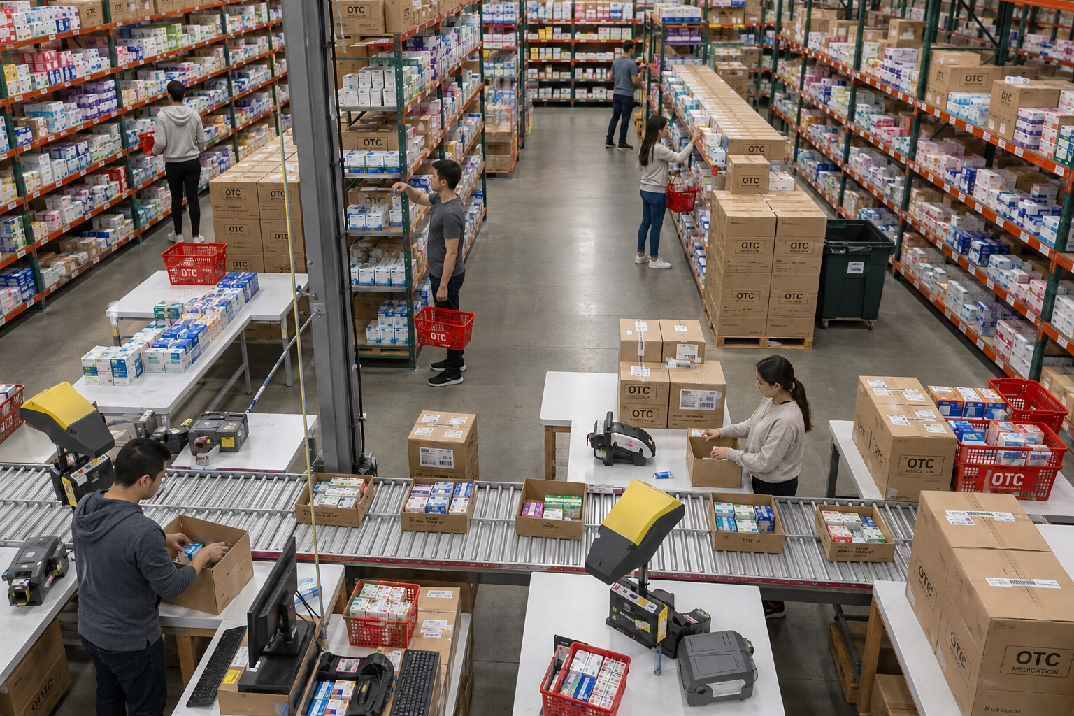Healthcare fulfillment center operations